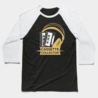 Cassette tape collector logo Baseball T-Shirt